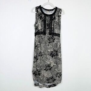 Holding Horses Anthropologie Womens Size 8 Floral Tank‎ Dress Lace Western Rodeo